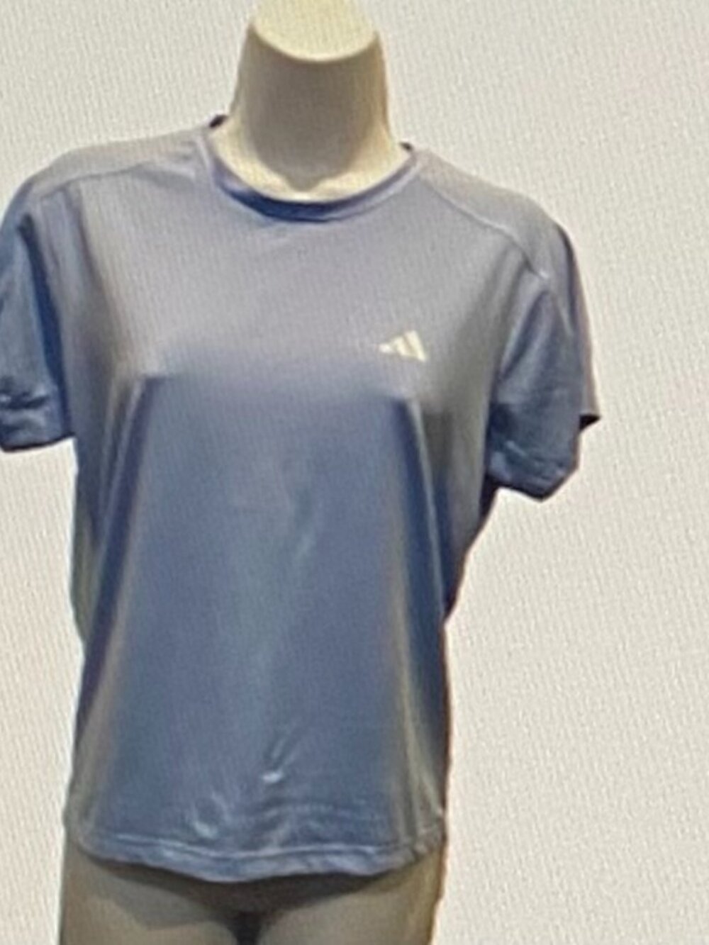 ADIDAS LADIES BLUE PULLOVER T SZ SMALL